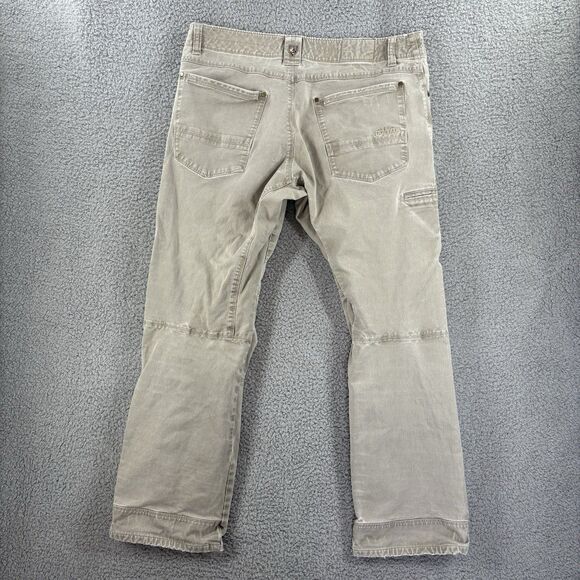 Kuhl Rydr Pants Mens 36x32 Brown Cotton Stretch Distressed Outdoor Hiking - Picture 7 of 9